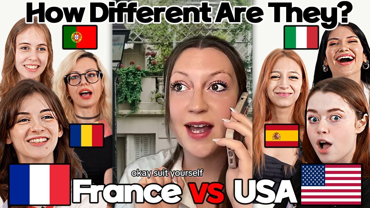 French and American React to French vs English TikToks!! ㅣWhy Are They So Different?