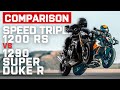 Triumph Speed Triple 1200 RS vs KTM 1290 Super Duke R | Motorcycles Head To Head | Visordwon.com