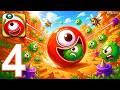 Hungry Balls - Gameplay Walkthrough Part 4 - Hungry Ball Puzzle Game Level 50-57 (iOS, Android)