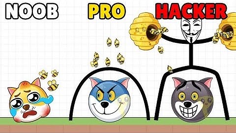 Noob vs Pro vs Hacker - Save The Doge Hack All Levels Gameplay Animation Aftab Ali Gamerz