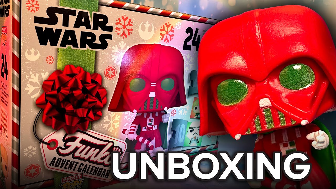 Star Wars Funko Advent Calendar Pocket Pop  24 Days Of Christmas Vinyl  Figures (#asmr No Talking) 