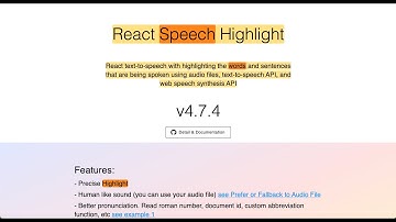 React Text To Speech Using Audio File and Highlight Words and Sentences