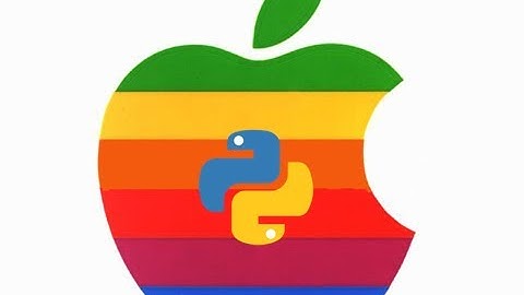 Getting Started Running a Python Script using MacOS