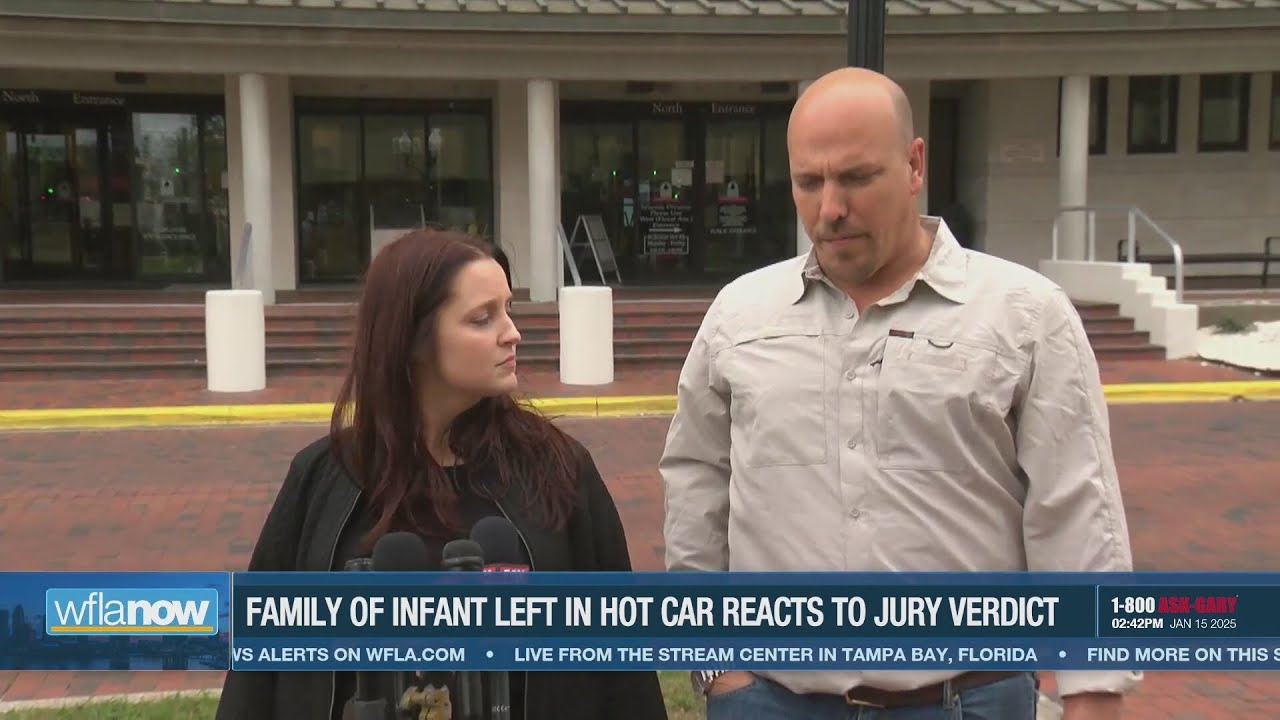 Family of Florida infant left in hot car reacts to jury verdict - YouTube