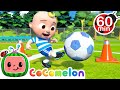 ⚽ Soccer Song KARAOKE ⚽| 1 HOUR OF COCOMELON KARAOKE SONGS | Sing Along With Me | Moonbug Kids Songs