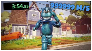 Hello Neighbor Speedrunner Vs Bear5 Korkutucu