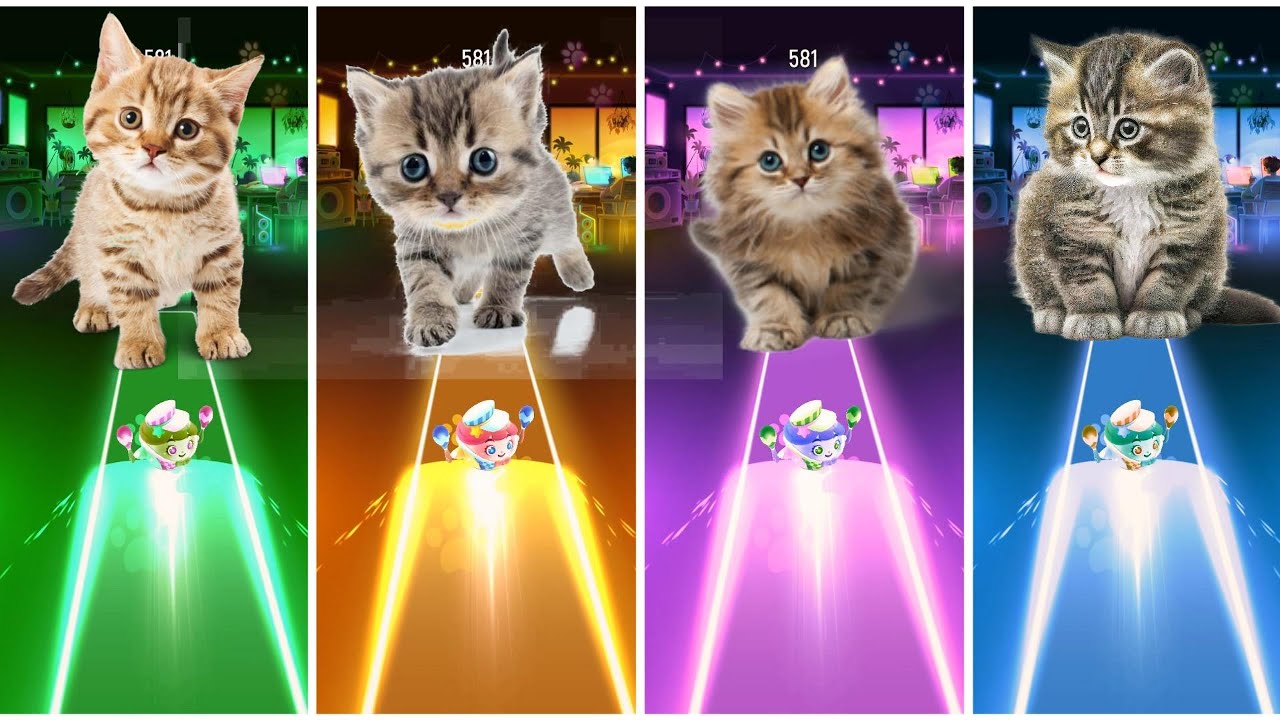 New Kittens, New Tracks & Funny Fails in Tiles Hop!