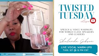 Twisted Tuesday Live: Tongue Twister Practice & Vocal Warm-ups with voice therapist