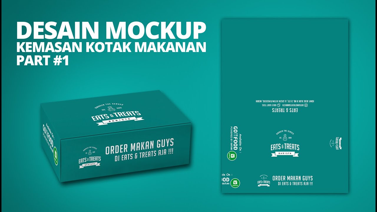 Download DESAIN KEMASAN KOTAK MAKANAN EATS & TREATS - DESAIN MOCKUP ...