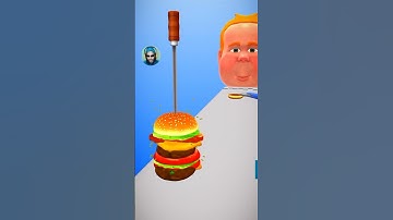 ||🍔🍔🍔 burger 🍔🍔🍔|| Gameplay walkthrough Android,IOS All Level #shorts #games #funny