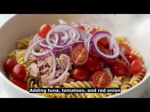 Lemon Dill Tuna Pasta Toss recipe video thumbnail
