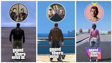 Character SWITCH in GTA Games! | GTA III ⇨ GTA VI (+RDR2)