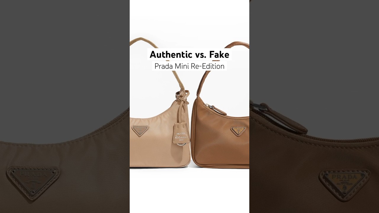 How To Spot Fake Prada Re-Edition 2005 Nylon Shoulder Bag
