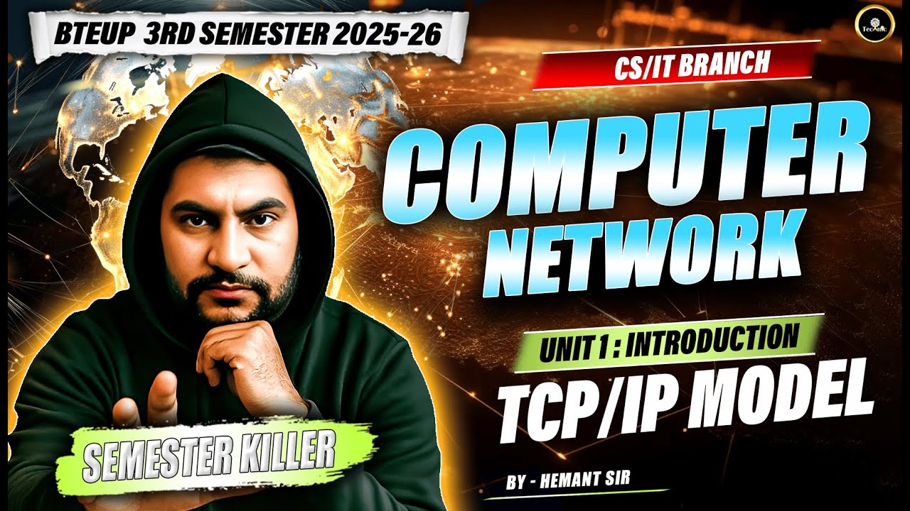 (TCP/IP MODEL ) Computer Networks | Polytechnic 3rd Semester | Computer ...