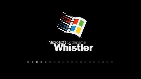 Microsoft Whistler (Windows XP Professional Beta 1) Build 2296 on Virtual PC