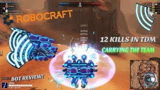 Robocraft Tesla Robot Review 12 Kills - Spacco Tesrla V2-Eco By Spacco