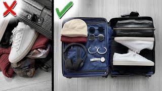 HOW TO STOP OVERPACKING (Travel Hacks For Stylish Men)