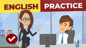 Shadowing English Speaking Practice – Easy English Conversation at the Office 🗣️💼