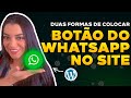 Como Colocar Botão do WhatsApp no Site WordPress (Duas Maneiras) 🟢