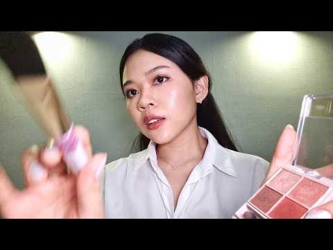 ASMR ช่างแต่งหน้าให้คุณสไตล์เกาหลี💄🇰🇷