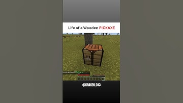 LIFE OF WOODEN PICKAXE #minecraft #minecraftshorts #gaming #shortvideo #shortsfeed #shorts #short