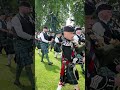 #drummajors lead #pipesanddrums playing #scotlandthebrave opening 2025 Oldmeldrum Games #shorts