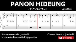 not balok panon hideung - piano level 1 - lagu daerah jawa barat / sunda- doremi  - Durasi: 1:48. 