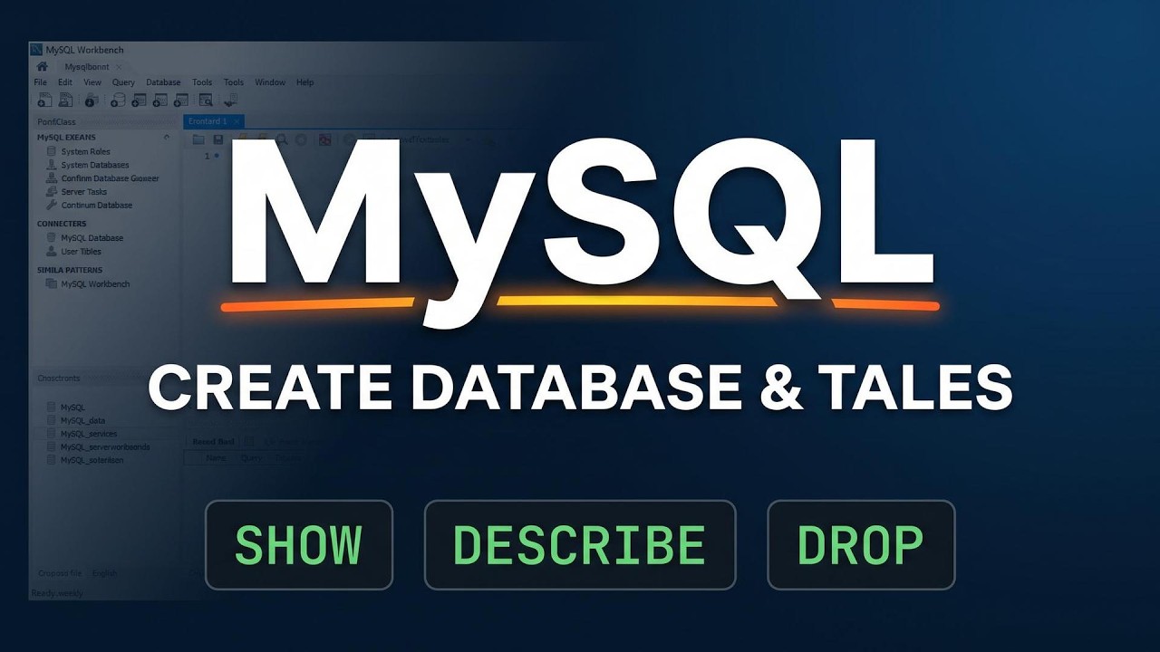 MySQL Tutorial for Beginners: Create Database, Tables - YouTube