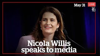 Focus Live: Nicola Willis speaks to media