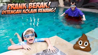 PERMINTAAN KALIAN! PRANK BOCIL AKU BERAK DI KOLAM RENANG! DIA JIJIK LANGSUNG KABUR SAMBIL MARAH!!!