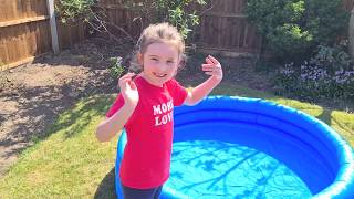 PIXIE TV --- PLANTING SUNFLOWERS AND 1ST TIME THIS YEAR... PADDLING POOL!!