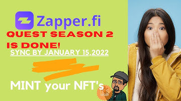Claim Zapper.Fi Quest NFT Airdrops Season 2 | Sync available until January 15, 2022