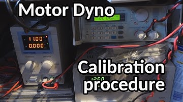 How I test: Dyno calibration