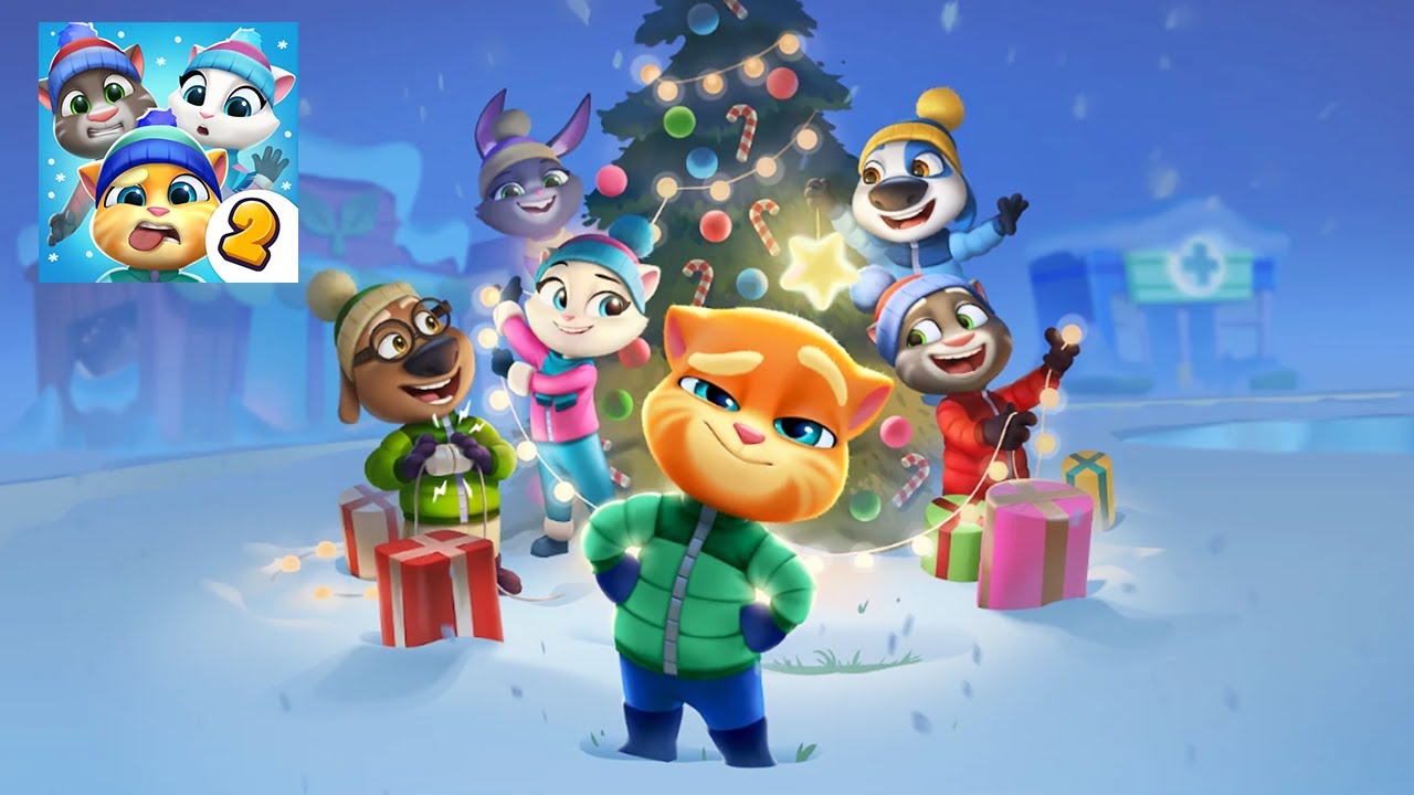 Talking Ginger joining He’s finally here! bright new house My Talking Tom Friends 2 Christmas Update