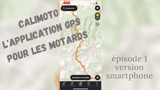 Application GPS Calimoto, conçue par des motards pour les motards. Version smartphone screenshot 3