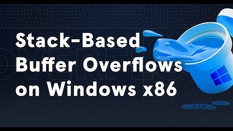 Stack-Based Buffer Overflows on Windows x86 - part 3/3 Skills Assessment