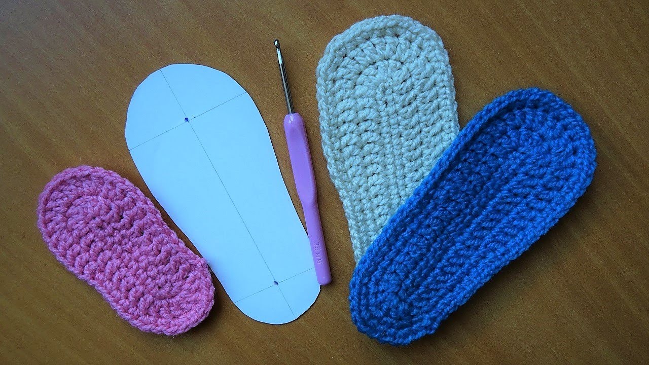 crochet slippers with soles