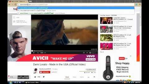 How to listen to music on loop at youtube\listenonrepeat