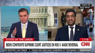 Ro Khanna on CNN with Jim Acosta discussing President Biden's State of the Union address