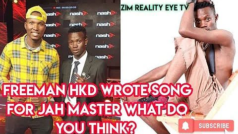 Freeman  hkd boss Wrote Song For Jah master (A must Watch Video zim celebs news 2020)