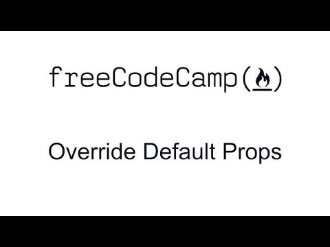 Override Default Props