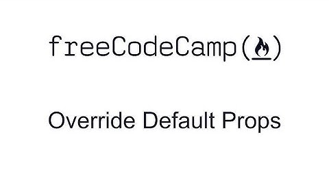 Override Default Props