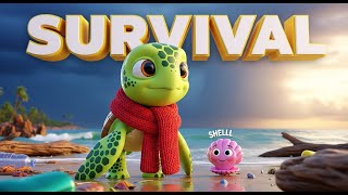Maki The Turtle Was Washed Ashore On The Island Makis Journey Of Survival