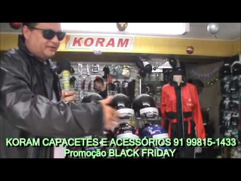 KORAM CAPACETES E ACESSÓRIOS NA BLACK FRIDAY 2018 - YouTube