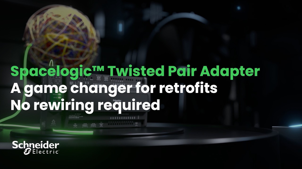 Deliver smarter buildings with SpaceLogic Twisted Pair Adapter | Schneider Electric