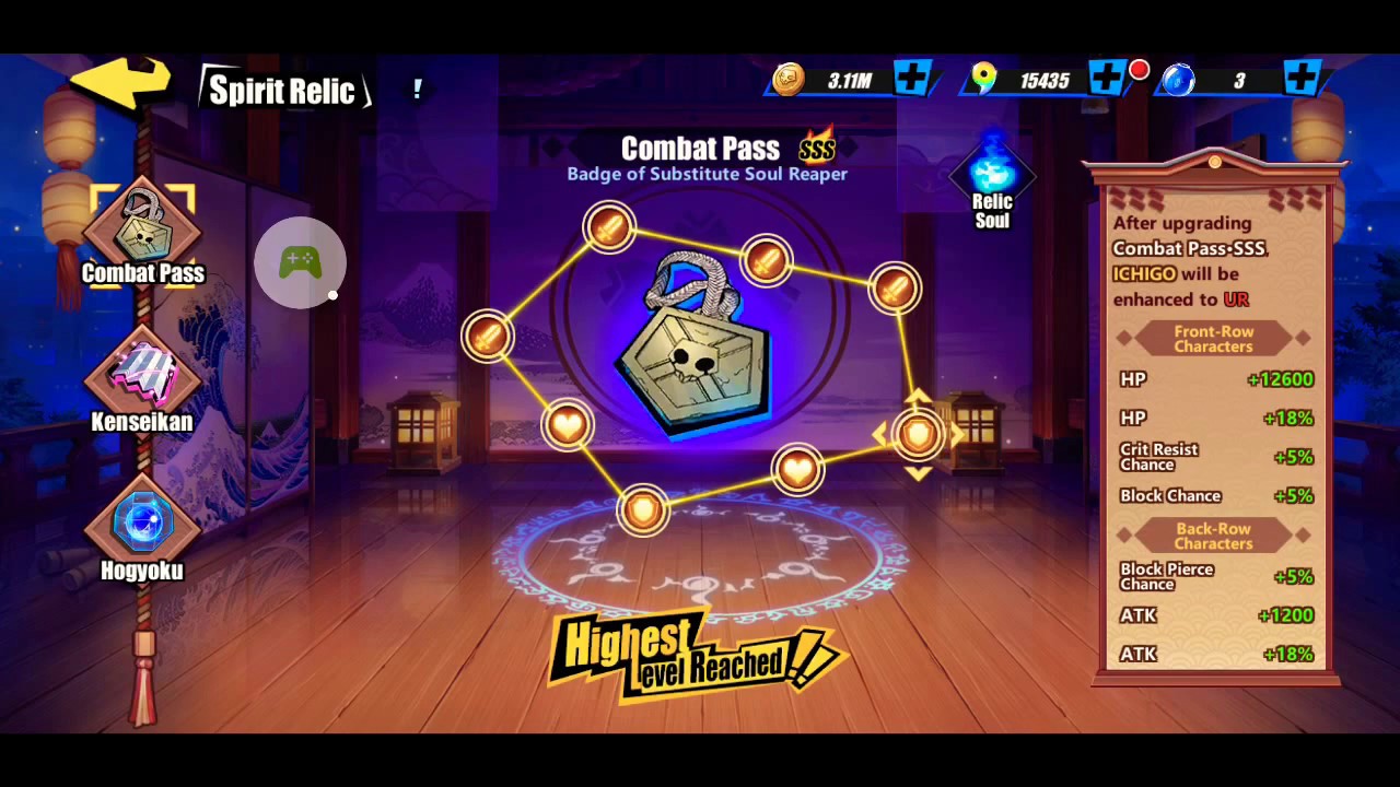 Bleach Immortal Souls Maxed out spirit relics YouTube