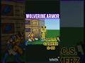 Wolverine Armor in Minecraft #shorts #minecraft day-5