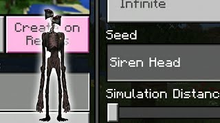 Siren Head In Minecraft! (Minecraft PE Siren Head Seed)