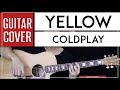 Yellow guitar cover acoustic  coldplay  tabs  chords