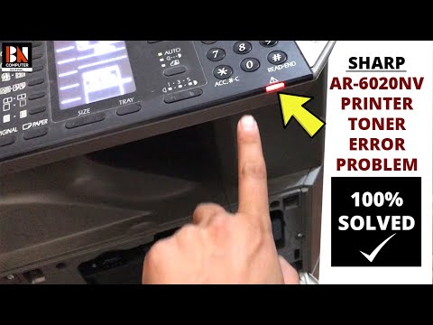 How To Solve Sharp AR-6020Nv Printer Toner Error in #Nepali | BN Computer Butwal